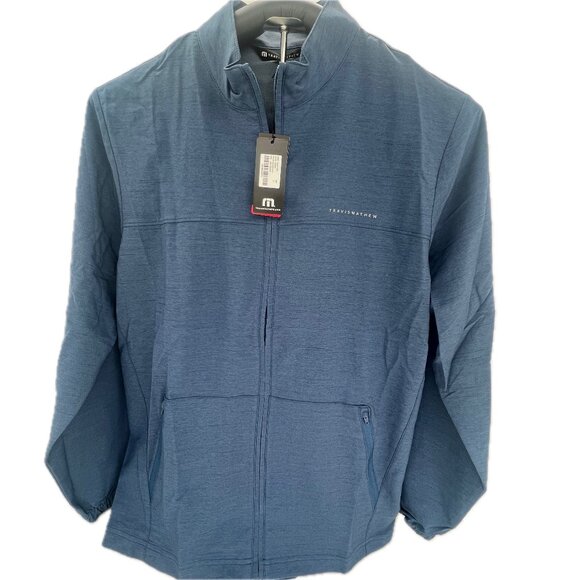 Travis Mathew Valley View full zip jacket – Heather navy – various sizes - Picture 1 of 4
